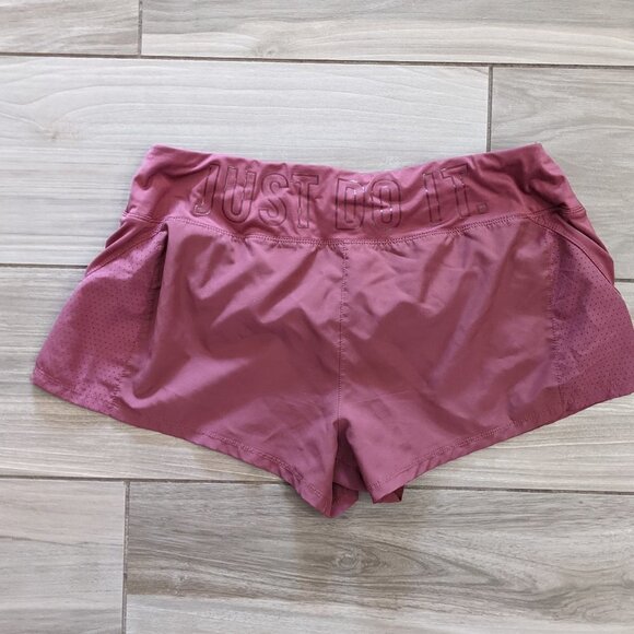 Nike Dri-Fit Orchid Lined Running Shorts with Key Pocket - Picture 2 of 7